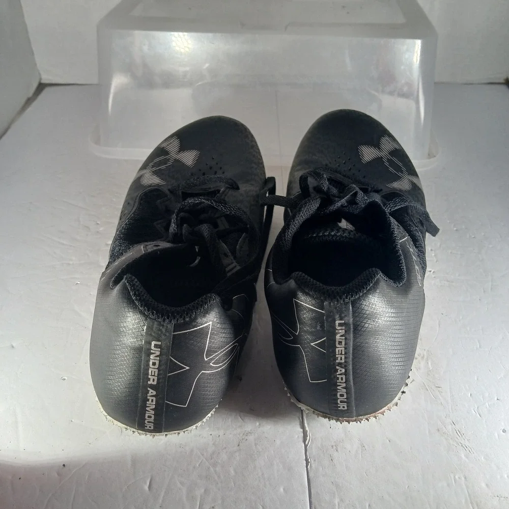 Under Armour Sprint Track Spikes M10 W11.5 Black 3025461-002 Racing Shoes Cleats